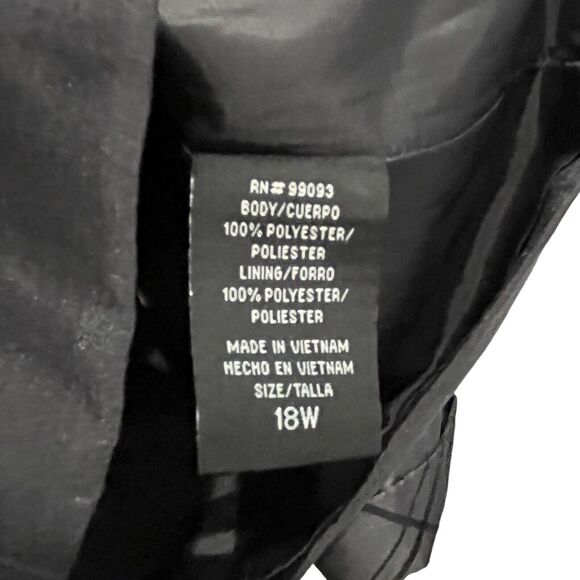 LE BOS Blazer Jacket Silver Gray Women Size 18W Holiday MSRP $140 Career Church - Picture 4 of 16